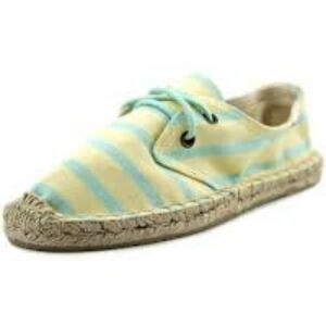 Soludos Yellow & Green Striped Espridelle Shoes